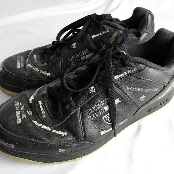 Reebok NFL Raiders Shoes Size 11 1/2 - Picture 1 of 13